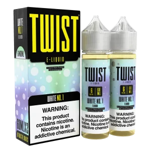 TWIST E-Liquid – White No. 1 – 120ML E-Liquid (Twin 60ML Pack)