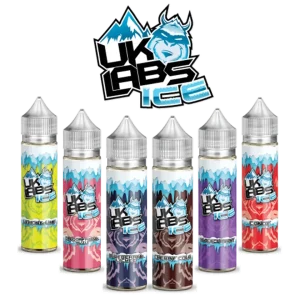 UK LABS ICE SERIES E Liquid E Juice – Free Nic Shot Option