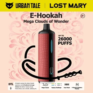 Urban Tale x Lost Mary E-Hookah Disposable Device – 26000 Puffs