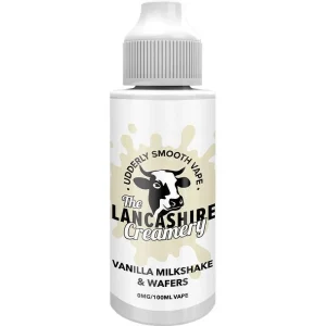 Vanilla milkshake & wafers The Lancashire Creamery e-liquid 100ml