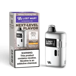 White Fcuking Fab - Lost Mary Ultrasonic 35k Disposable Vape