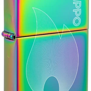 Zippo Lighter - Multi-Color Flame