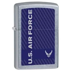 Zippo Lighter - US Air Force Street Chrome